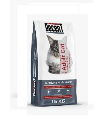 Decent Premium Tavuklu Kedi Maması 15 kg