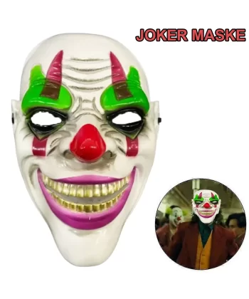 Delirten Gülüş Psikopat Palyaço Temalı Joker Maskesi