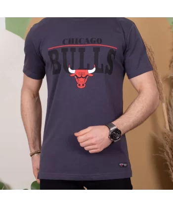 Erkek Kısa Kollu Chicago Bulls Baskılı Tişört