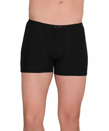 Erkek Modal Boxer Short Siyah 4488B