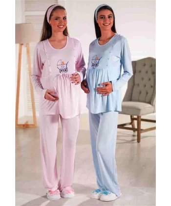 Estiva Micro Viscon Lohusa Pijama Takımı 17374