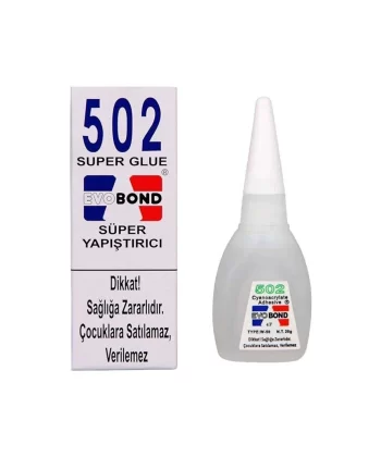 Evobond 502 Japon Yapıştırıcısı Süper Glue 20 Gr