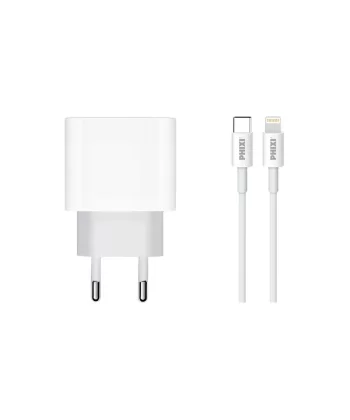 Force Qch281l Pd Destekli 15w Type-c To Lightning Usb Kablolu Şarj Cihazı