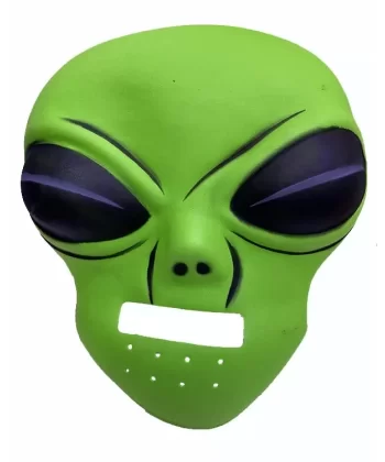 Ghoulish Productions Green Alien Mask 45x30 Cm ( Uzaylı )