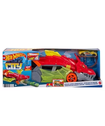 Gtk42 Hot Wheels Fırlatıcı Ve Taşıyıcı Ejderha