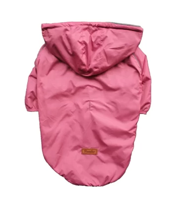 Gül Kurusu Rose Raincoat Mont Büyük Irk Yağmurluk Köpek Kıyafeti 4XL