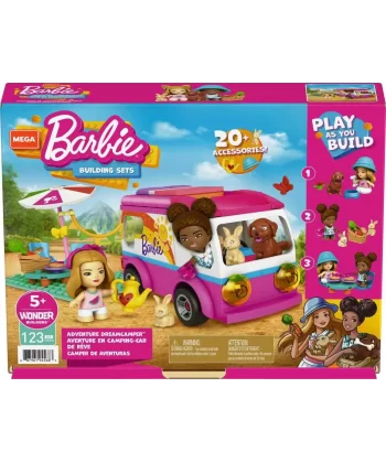 Gwr35 Mega™ Barbie®nin Mega Karavanı 123 Parça +5 Yaş