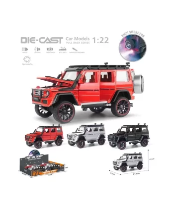 Hcl-501a Çek Bırak 1:22 Sesli Ve Işıklı Buharlı G-lüx Metal Jeep