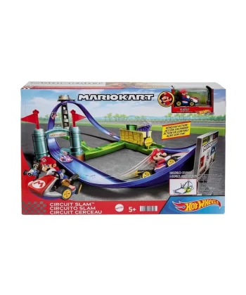 Hgk59 Hw Mario Kart Keskin Dönüşler Pist Seti /hot Wheels