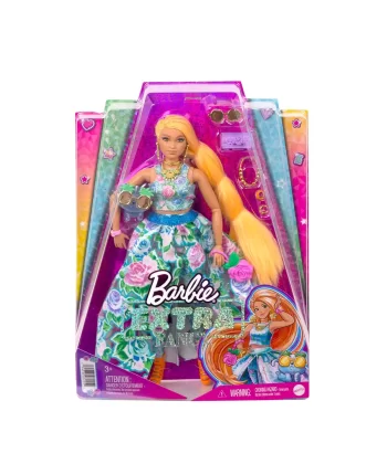 Hhn14 Barbie Extra Fancy - Çiçekli Kostümlü Bebek