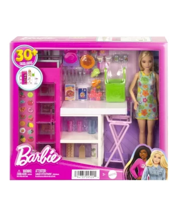 Hjv38 Barbie Mini Büfe Oyun Seti