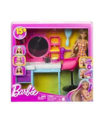 Hkv00 Barbie Muhteşem Kuaför Oyun Seti