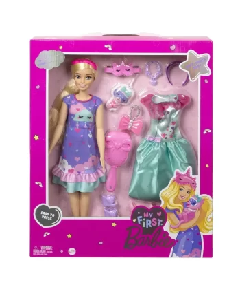 Hmm66 My First Barbie - İlk Barbie Bebeğim - Delüks Bebek