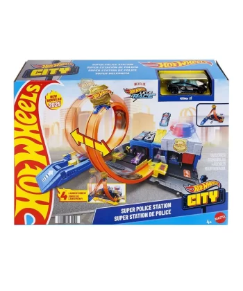 Jbm71 Hot Wheels Polis İstasyonu Oyun Seti