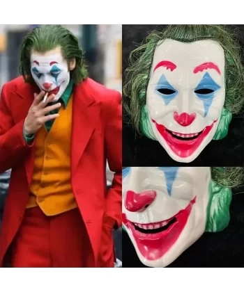 Joaquin Phoenix Joker Maskesi Yeşil Saçlı