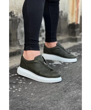 K&A  KA010 Haki Erkek Casual Ayakkabı