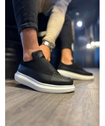 K&A Sneakers Ayakkabı 911 Siyah (Beyaz Taban)