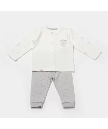 Koala Jungle Bebek Pijama Takımı  Gri