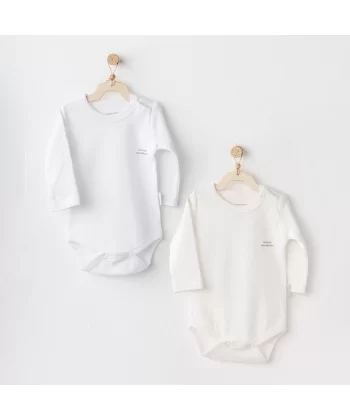 Long Sleeve 2li Basic Body Ekru