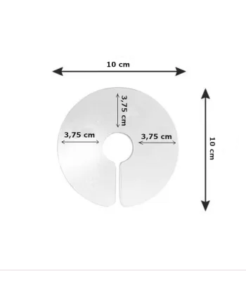 Markapet Elizabet Şeffaf Kuş Yakalığı 3.75 cm-10 cm Standart