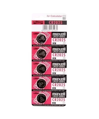 Maxell Cr2025 3v Lityum Düğme Pil 5li Paket