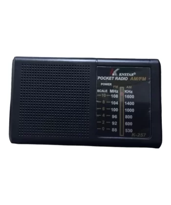 Mini Cep Radyo Fm Pille Çalışan Knstar K-257