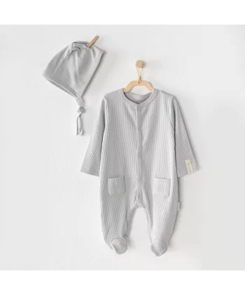 Modal Bebe Tulum Takım Grey