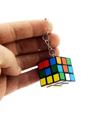 Nostaljik Zeka Küpü Sihirli Mini Rubik Anahtarlık