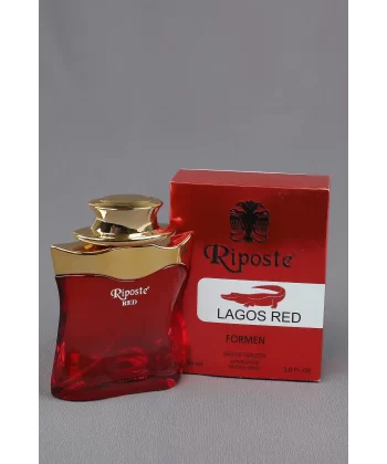 Riposte 24 Saat Etkili Erkek Parfüm - Lagoss Red - For Men 90 Ml