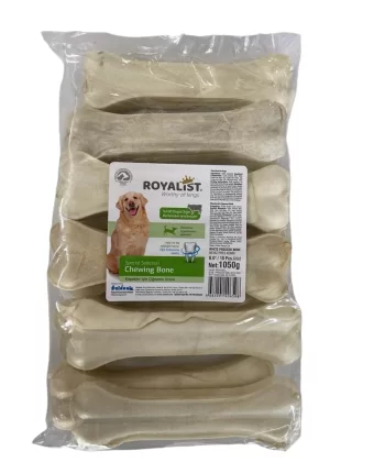 Royalist Beyaz Press Köpek Çiğneme Kemik 6,5'' (17 Cm) 10 Adet XL 1050 gr