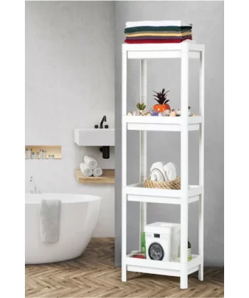 Shelf 3 Katlı  Raf Ünitesi -  Mutfak - Banyo  Depolama Rafı