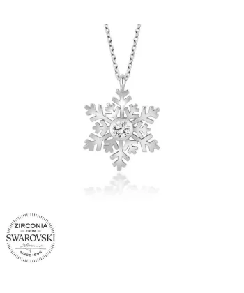 Swarovski Taşlı Gümüş Kartanesi Bayan Kolye