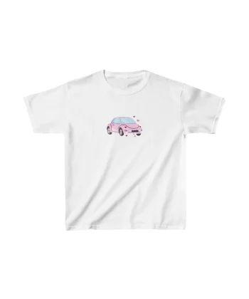 Unisex Çocuk Baskılı T-Shirt - Beyaz