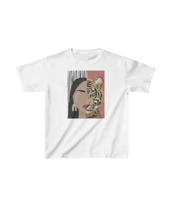 Unisex Çocuk Baskılı T-Shirt - Beyaz