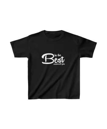 Unisex Çocuk Baskılı T-Shirt - Siyah