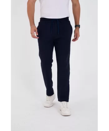 Unisex Üç İplik Basic Eşofman Pantolon - Lacivert