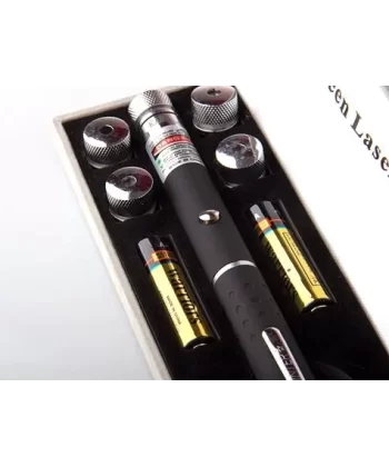 Yeşil Lazer Pointer 8000 Mw  5 Başlıklı