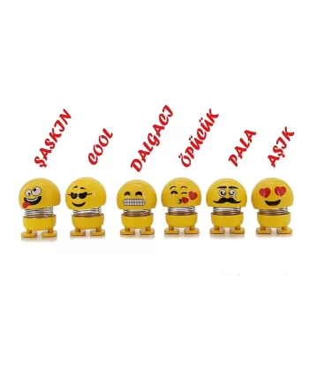 Zıp Zıp Kafalar Sevimli Kafa Sallayan Emojiler Çılgın Kafalar