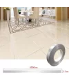 0.5 Cm Kalınlık Gümüş Fayans Arası Şerit Bandı 50 Metre Banyo Derz Dekor Bandı