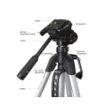 1570 Mm Tripod 3yönlü Profesyonel Süper Kalite