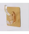 6lı Gold Kanca Askı Güçlü Yapışkanlı Mutfak Banyo Askısı