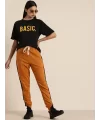 Baskılı Kadın T-shirt - Siyah