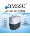 BMS Su Arıtma 5 Aşamalı 8 Lt Çelik Tanklı Pompasız Multi mineralli Su Arıtma Cihazı Premium Seri