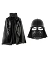 Çocuk Boy Yıldız Savaşları Star Wars Darth V Maskesi Ve 90 Cm Pelerin Seti Siyah