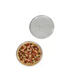 Delikli Çelik Pizza Ve Lahmacun Tepsisi Orta Boy -32  Cm