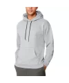 Erkek Uzun Kol Kapşonlu Basic Sweatshirt Hoodie - Gri