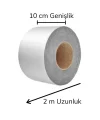 Folyo Kauçuk Bant Yapışkanlı Su Geçirmez Çatı Boru Tamir Bandı (2metre X 10 Cm)