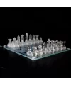 Glass Chess Cam Satranç Takımı (35 Cm X 35 Cm)