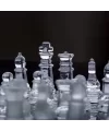 Glass Chess Cam Satranç Takımı (35 Cm X 35 Cm)