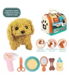 Jnd-3615-1 Taşıma Çantalı Hareketli Pilli Köpek Set (pet Shop) -vardem Oyuncak